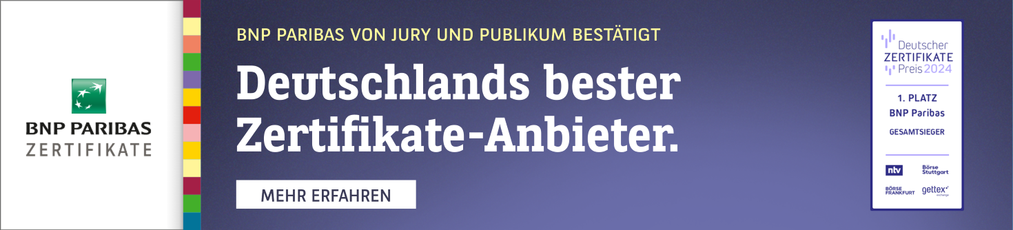 BNP Paribas - Deutschlands bester Zertifikate-Anbieter